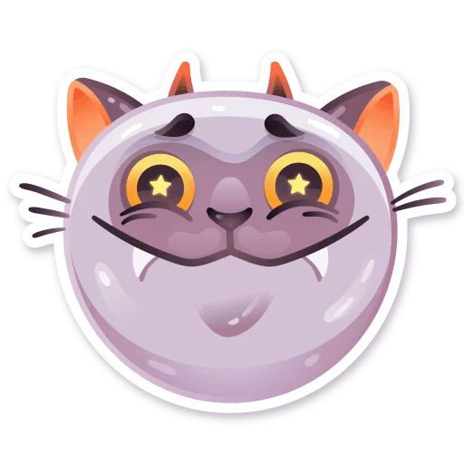 Sticker «Hell cat-1»