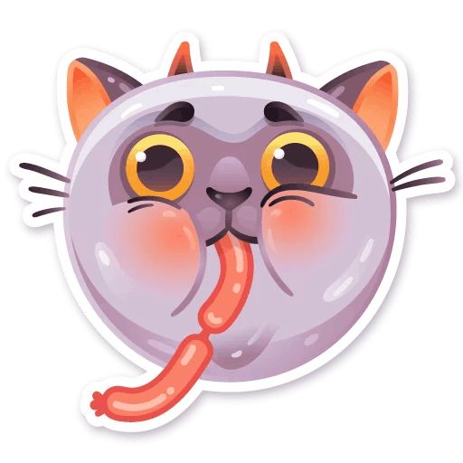Sticker «Hell cat-12»