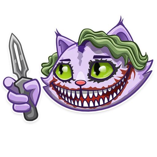 Sticker «Cheshire Cat-11»