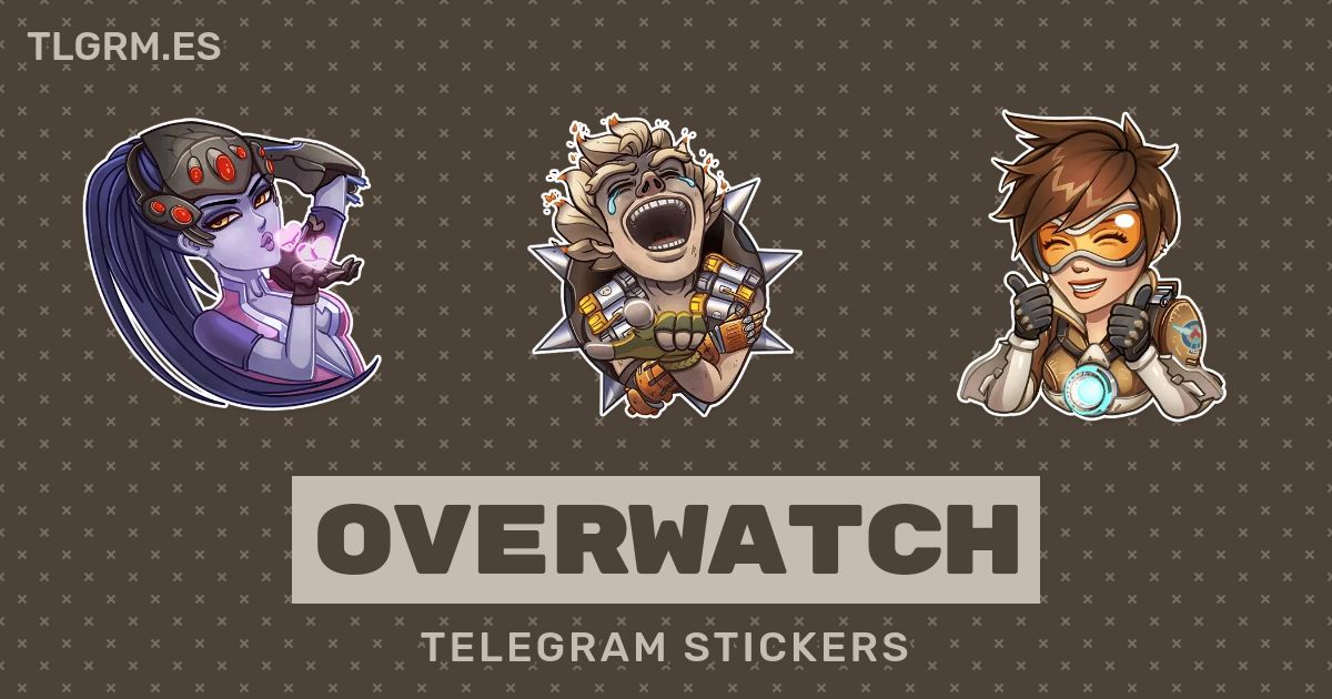 Pack De Stickers Para Telegram Overwatch