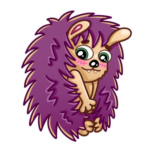 Sticker «Hedgehog-11»