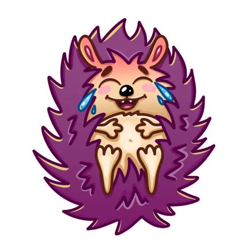 Sticker «Hedgehog-3»