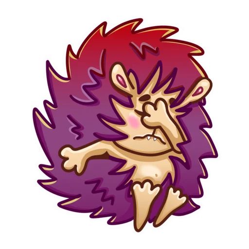 Sticker «Hedgehog-6»