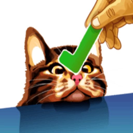 Sticker «Meme The Cat-1»