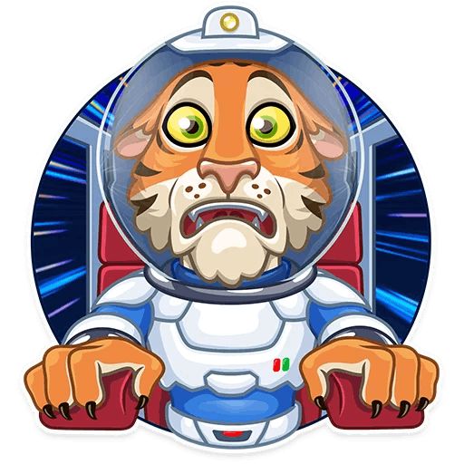 Sticker «Cosmic Tiger-4»