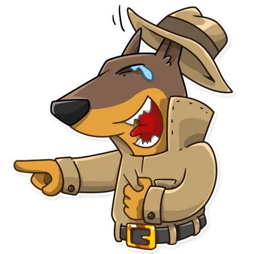 Sticker «Dobie The Spy-1»