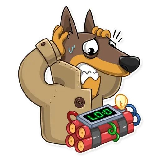Sticker «Dobie The Spy-3»