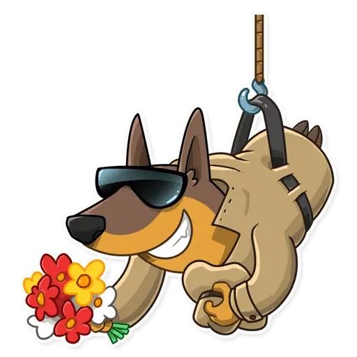 Sticker «Dobie The Spy-6»