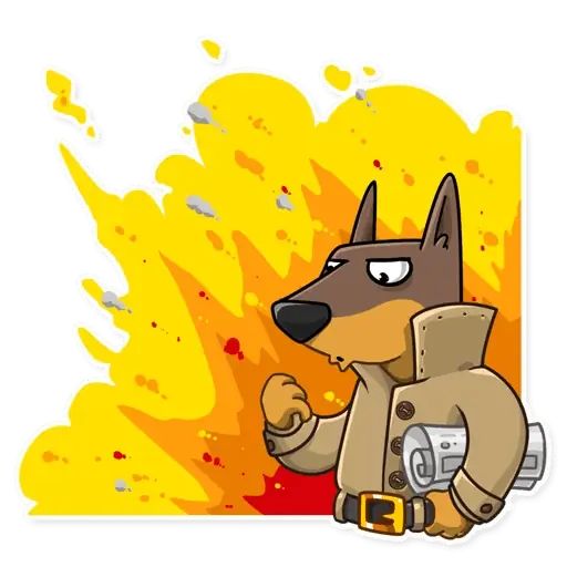 Sticker «Dobie The Spy-9»