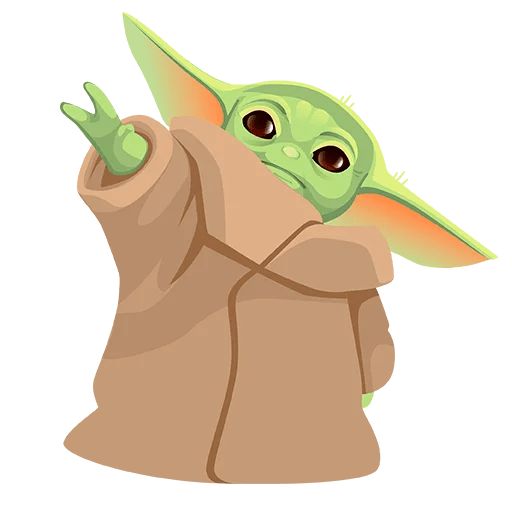 Sticker «Baby Yoda-8»