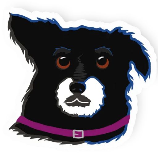 Sticker «Jenna The Dog-1»