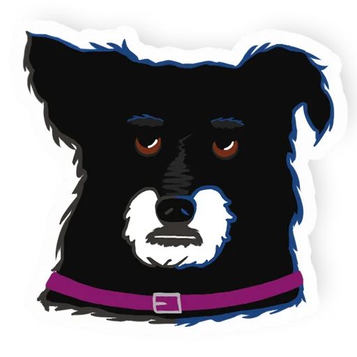 Sticker «Jenna The Dog-2»