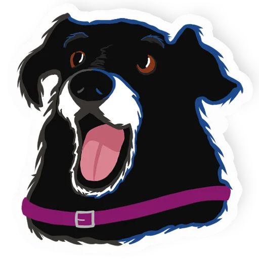 Sticker «Jenna The Dog-3»