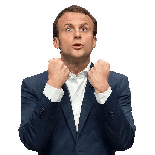 Sticker «Emmanuel Macron-3»