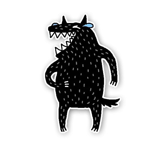 Sticker «Wolf-11»