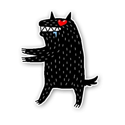 Sticker «Wolf-7»