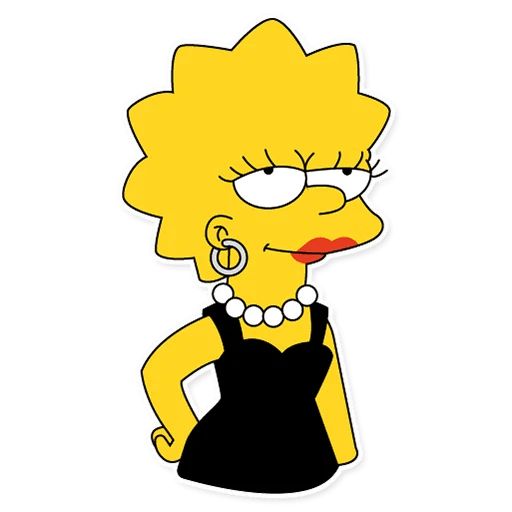 Sticker «Lisa Simpson-1»