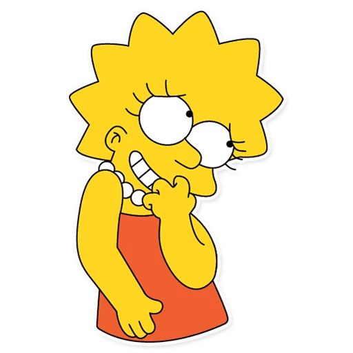 Sticker «Lisa Simpson-3»