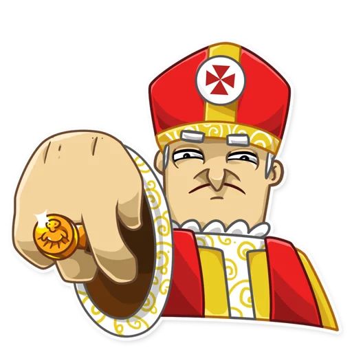 Sticker «Pope-10»
