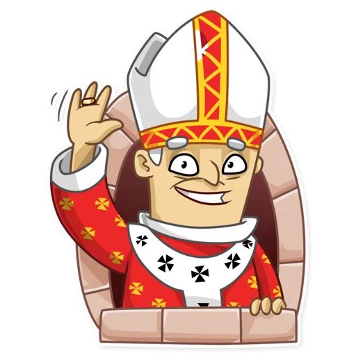 Sticker «Pope-5»