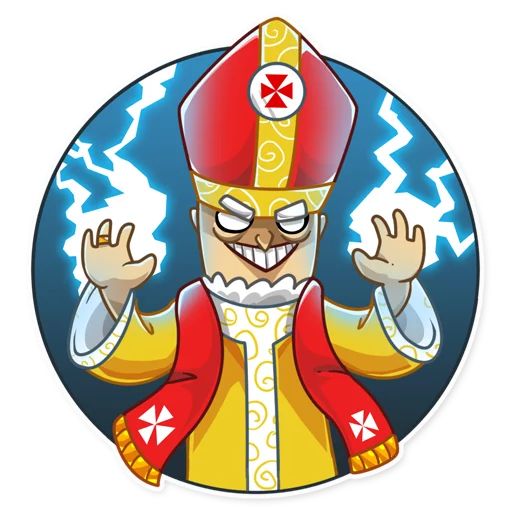 Sticker «Pope-6»