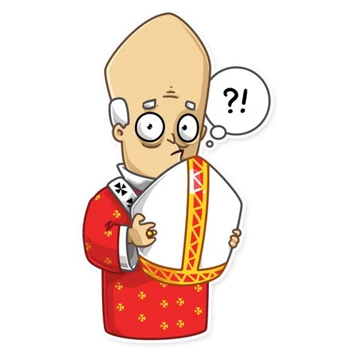 Sticker «Pope-8»