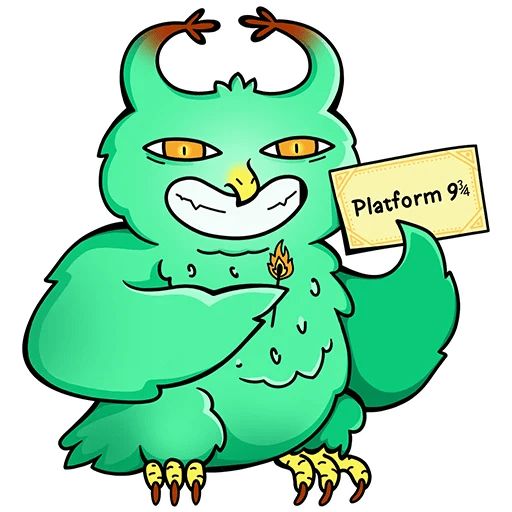 Sticker «Owl Bubo-1»