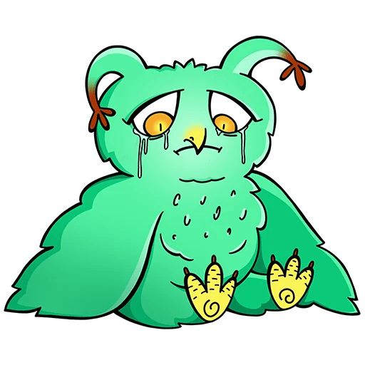 Sticker «Owl Bubo-3»