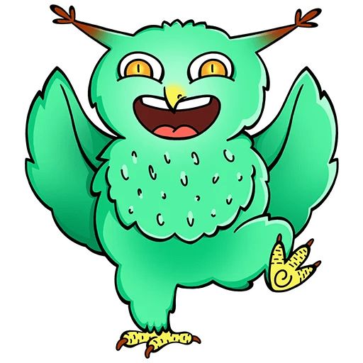 Sticker «Owl Bubo-5»