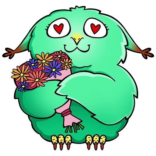 Sticker «Owl Bubo-6»