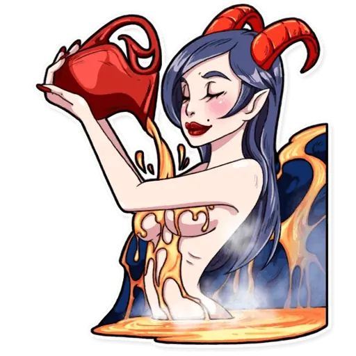 Sticker «Miss Devil-11»