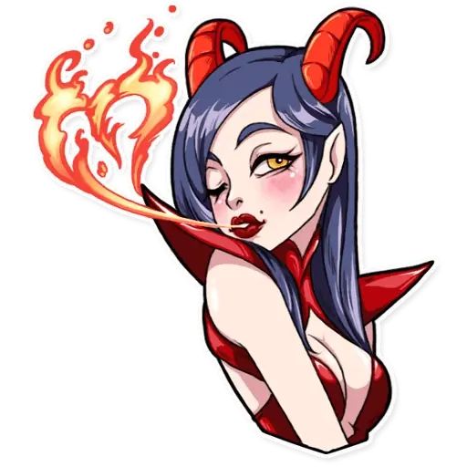 Sticker «Miss Devil-2»