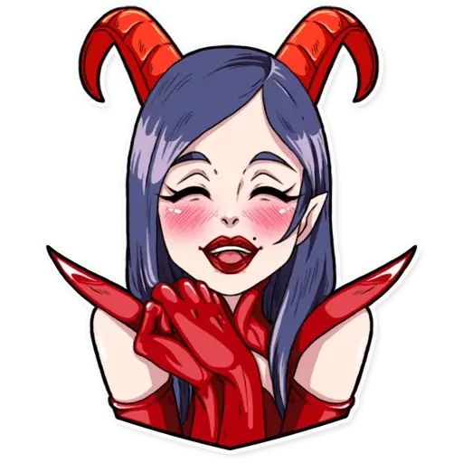Sticker «Miss Devil-5»