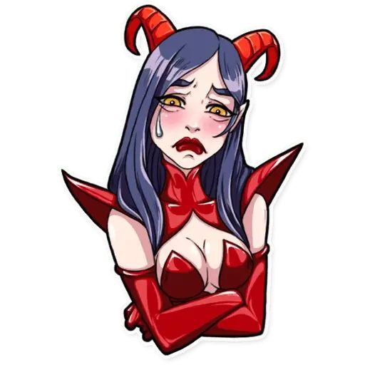 Sticker «Miss Devil-7»