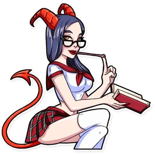 Sticker «Miss Devil-9»