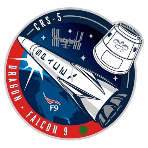Sticker «SpaceX Mission Patches-12»
