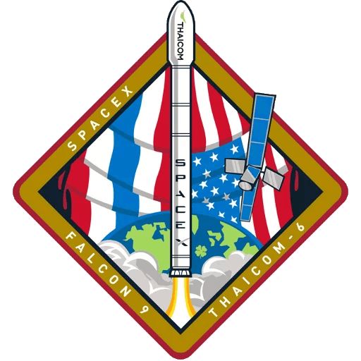Sticker «SpaceX Mission Patches-6»