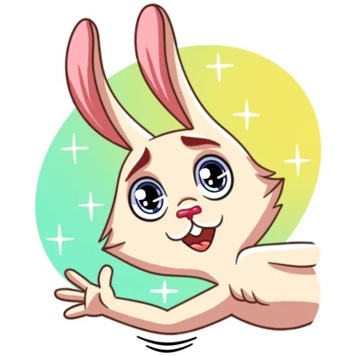 Sticker «Gentle Rabbit-5»