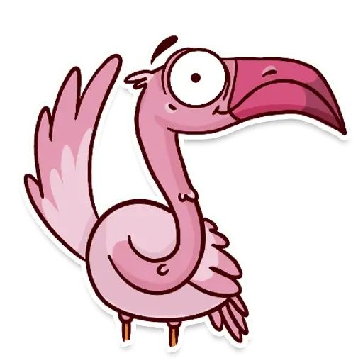 Sticker «Flamingo-1»