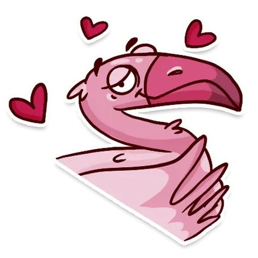 Sticker «Flamingo-12»