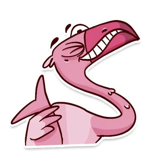 Sticker «Flamingo-3»