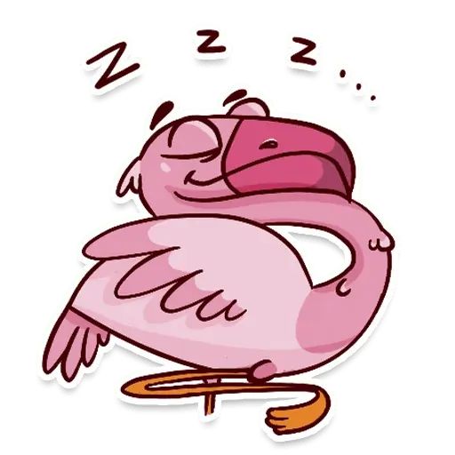 Sticker «Flamingo-4»