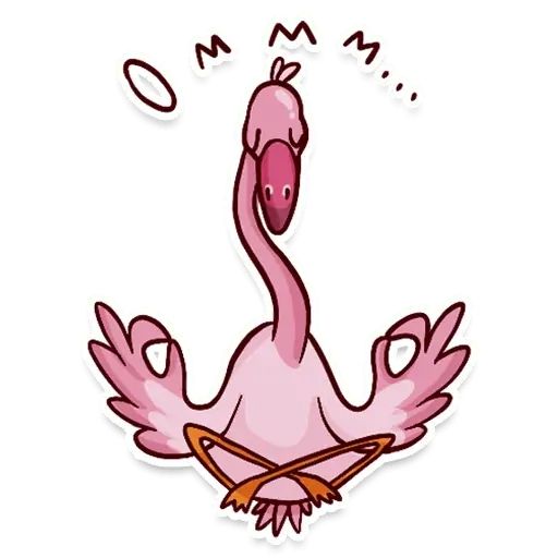 Sticker «Flamingo-5»