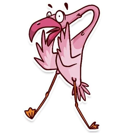 Sticker «Flamingo-8»