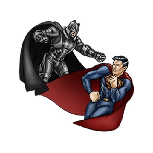 Sticker «Batman v Superman-1»
