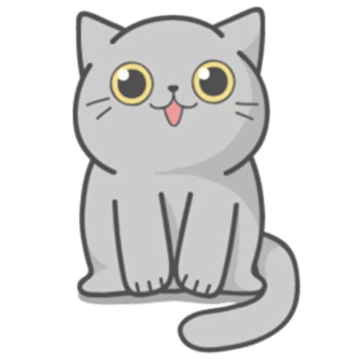 Sticker «Cat Fullmoon-4»