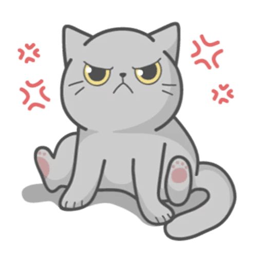 Sticker «Cat Fullmoon-5»