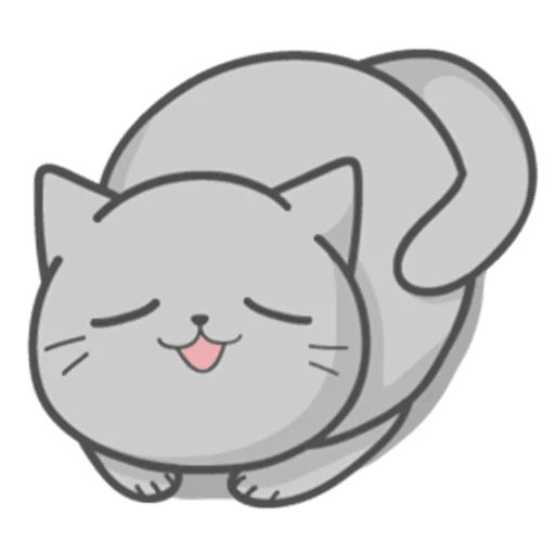 Sticker «Cat Fullmoon-7»
