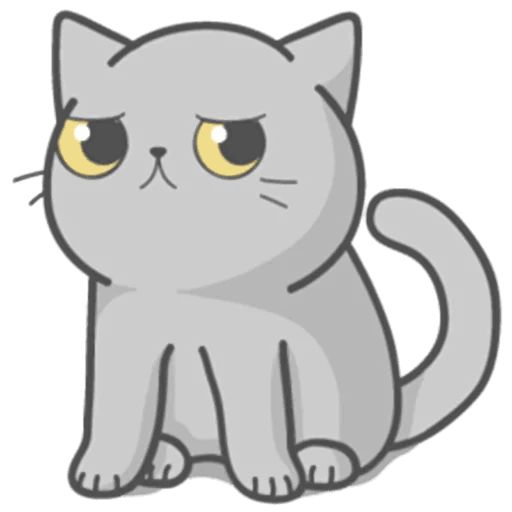 Sticker «Cat Fullmoon-9»