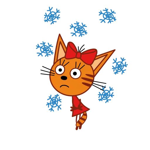 Sticker «Kid-e-cats. Winter-4»